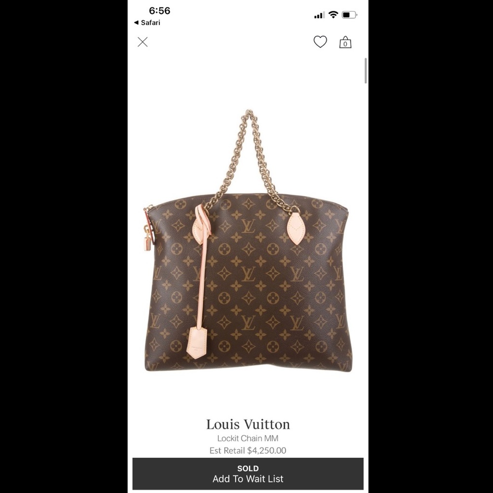 LIMITED EDITION Louis Vuitton Chain Lockit Handbag - Picture 14 of 16